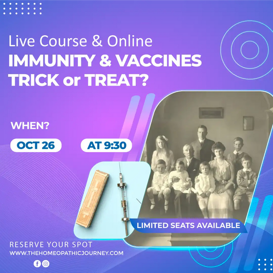 Immunity & Vaccines - Trick or Treat?